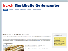 Tablet Screenshot of markthalle-busch.de
